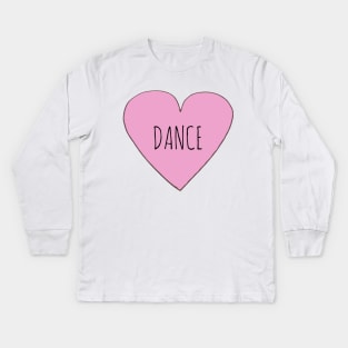 Love Dance Kids Long Sleeve T-Shirt